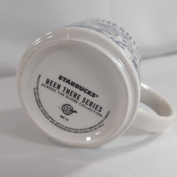 Starbucks Minnesota Been There Series Mug Coffee Tea Ceramic White Blue 2018 - Picture 10 of 13